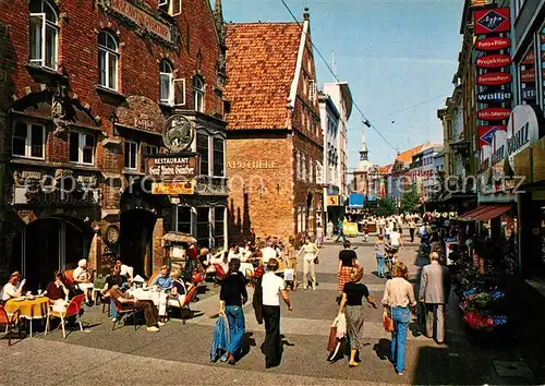 AK / Ansichtskarte Oldenburg_Niedersachsen Fussgaengerzone Altstadt Oldenburg Niedersachsen