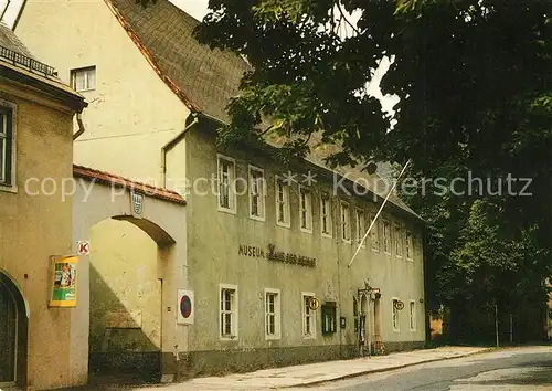 AK / Ansichtskarte Olbernhau_Erzgebirge Museen der Stadt Abt. Haus der Heimat Olbernhau Erzgebirge