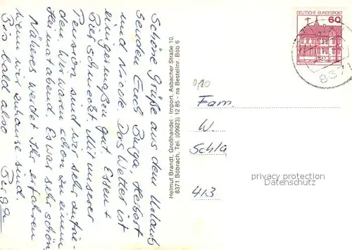 AK / Ansichtskarte Boebrach Panorama Bayerischer Wald Felsen Boebrach