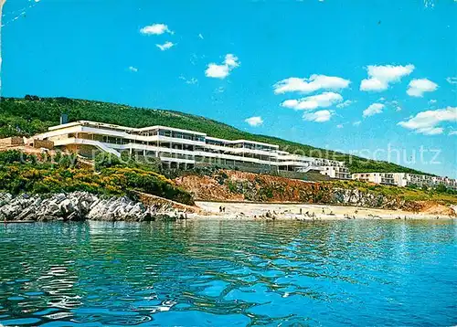 AK / Ansichtskarte Rabac_Kroatien Hoteli Girandela Ansicht vom Meer aus Rabac Kroatien