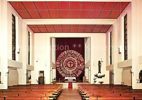 AK / Ansichtskarte Oer Erkenschwick Pfarrkirche Christus Koenig Innenansicht Oer Erkenschwick