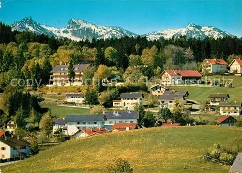 AK / Ansichtskarte Bad_Kohlgrub Panorama Blick auf Ammergauer Alpen Bad_Kohlgrub