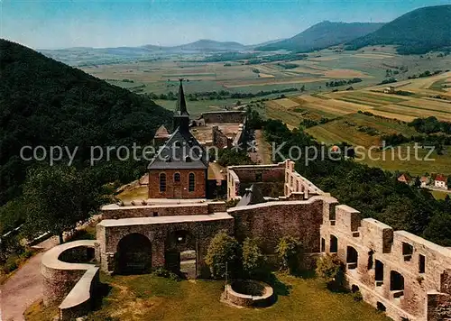 AK / Ansichtskarte Baumholder_Nahe Burg Lichtenberg Deutschlands groesste Burgruine Landschaftspanorama Baumholder Nahe