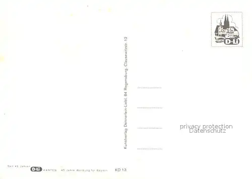 AK / Ansichtskarte Koetzting Partie am Regen Motiv mit Kirche Landschaftspanorama Koetzting