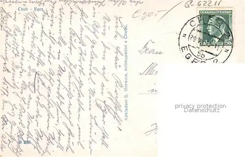 AK / Ansichtskarte Cheb_Eger  