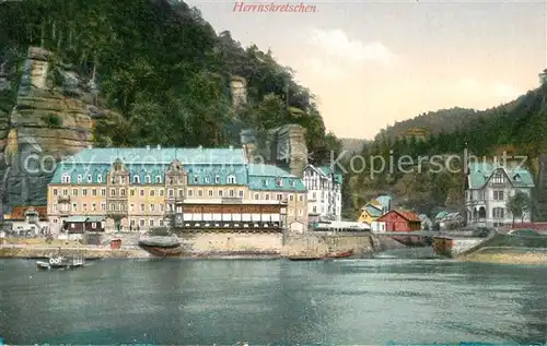 AK / Ansichtskarte Herrnskretschen_Boehmen  