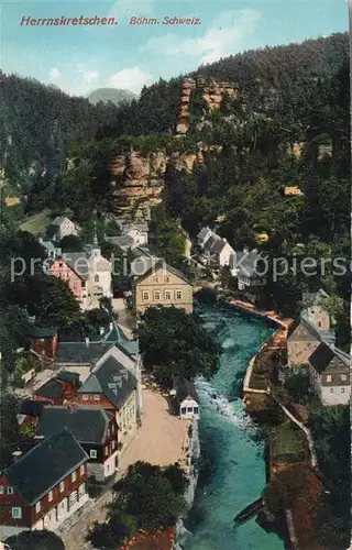 AK / Ansichtskarte Herrnskretschen_Boehmen  