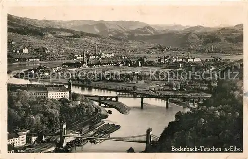 AK / Ansichtskarte Bodenbach Tetschen_Boehmen  Bodenbach Tetschen Boehmen