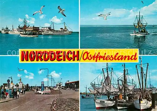 AK / Ansichtskarte Norddeich_Ostfriesland Hafen  Norddeich_Ostfriesland