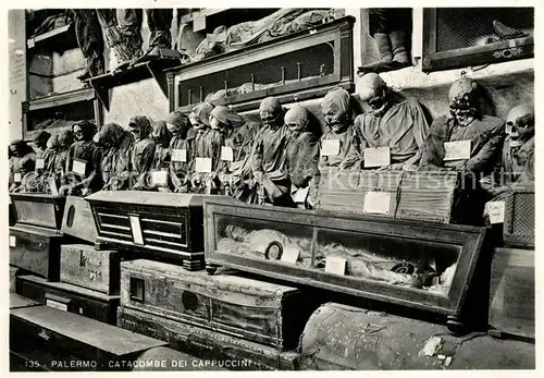 AK / Ansichtskarte Palermo_Sicilia Catacombe Cappuccini Palermo_Sicilia