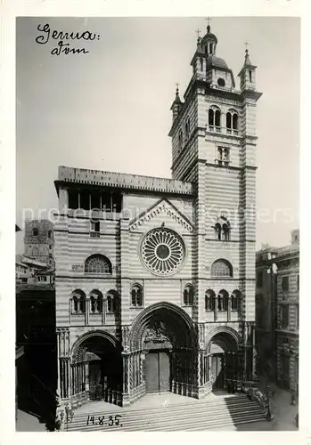 AK / Ansichtskarte Genova_Genua_Liguria Duomo Genova_Genua_Liguria