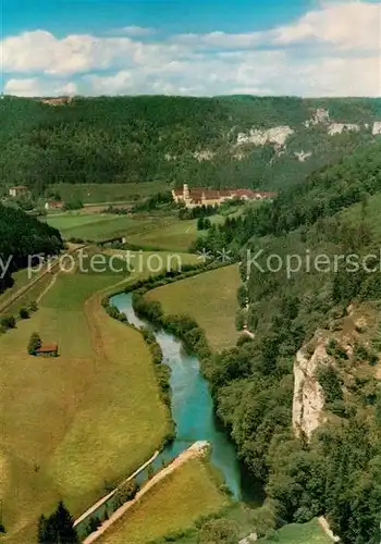 AK / Ansichtskarte Beuron_Donautal Knopfmacherfelsen Kloster Beuron Beuron Donautal