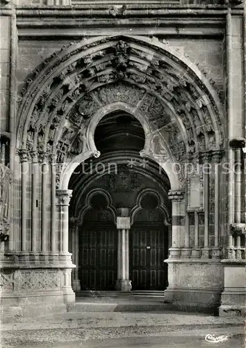 AK / Ansichtskarte Saint Pere sous Vezelay Eglise Porche Saint Pere sous Vezelay