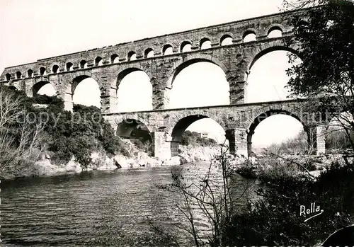 AK / Ansichtskarte Nimes Pont du Gard Aqueduc romain Nimes