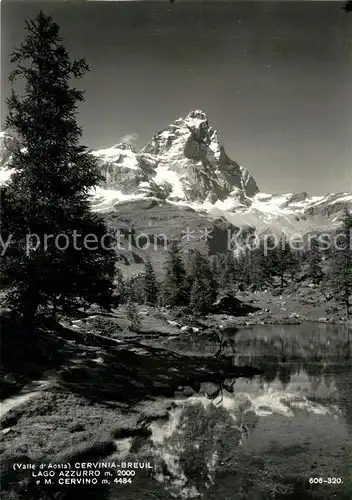 AK / Ansichtskarte Cervinia_Breuil Lago Azzurro Cervinia Breuil