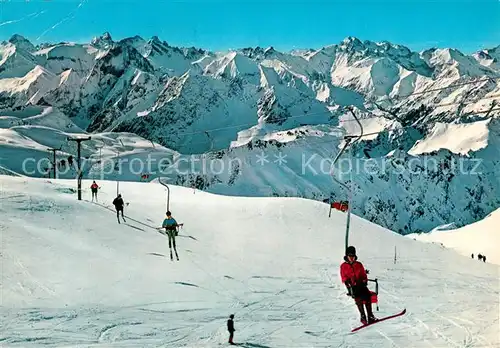 AK / Ansichtskarte Oberstdorf Nebelhorn Sesselbahn Oberstdorf