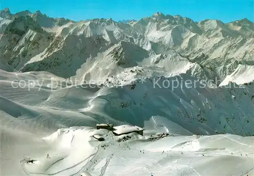 AK / Ansichtskarte Oberstdorf Nebelhorn Skigebit Bergstation Gr. Krottenkopf Oberstdorf