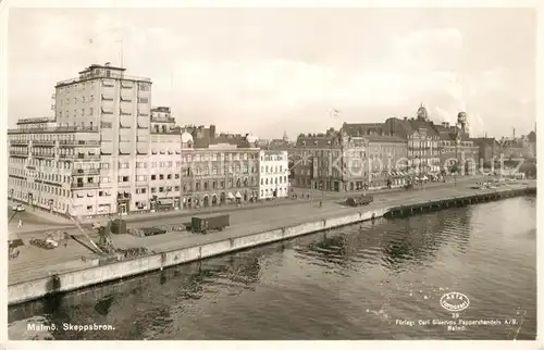 AK / Ansichtskarte Malmoe Skeppsbron Malmoe