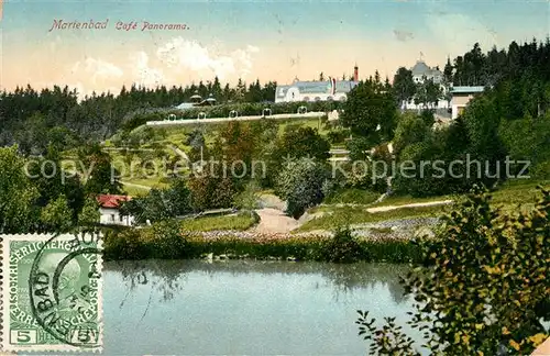 AK / Ansichtskarte Marienbad_Tschechien_Boehmen Cafe Panorama Marienbad_Tschechien