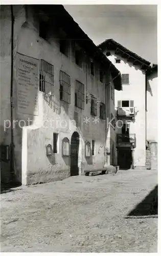 AK / Ansichtskarte Vicosoprano Gemeindehaus Vicosoprano