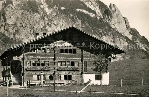 AK / Ansichtskarte Kandersteg_BE Ruedihaus Kandersteg_BE