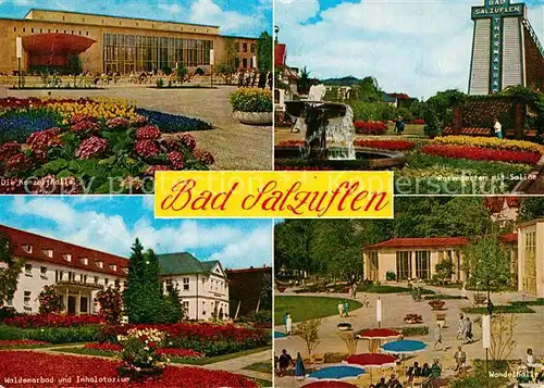 AK / Ansichtskarte Bad_Salzuflen Konzerthalle WAldmorbad Inhalatorium Bad_Salzuflen