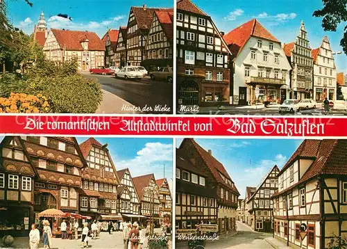 AK / Ansichtskarte Bad_Salzuflen Markt Wenkenstrasse  Bad_Salzuflen