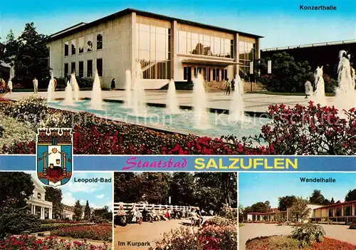 AK / Ansichtskarte Bad_Salzuflen Konzethalle Waldehalle Leopold Bad Bad_Salzuflen