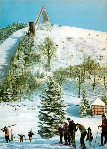AK / Ansichtskarte Winterberg_Hochsauerland Wintersport St Georg Skisprungschanze Winterberg_Hochsauerland