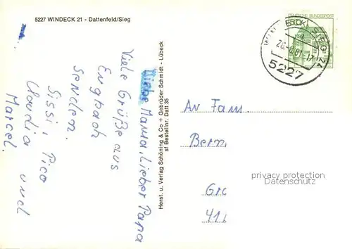 AK / Ansichtskarte Dattenfeld Panorama Dattenfeld