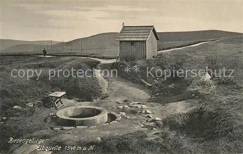 AK / Ansichtskarte Spindlermuehle_Spindleruv_Mlyn Elbquelle  Spindlermuehle_Spindleruv