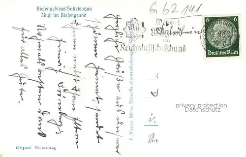 AK / Ansichtskarte Riesengrund  Riesengrund