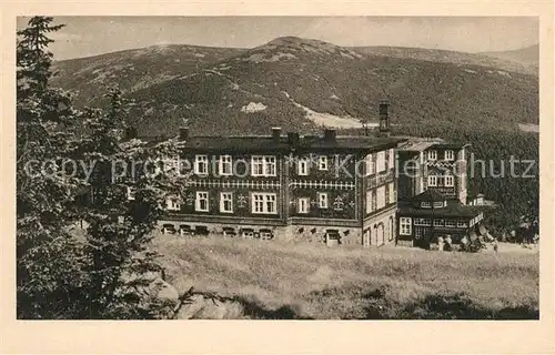 AK / Ansichtskarte Peterbaude Sturmhaube  Peterbaude