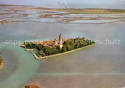 AK / Ansichtskarte Grado_Gorizia Laguna di Grado Isola di Santa Maria di Barbano veduta aerea Grado Gorizia
