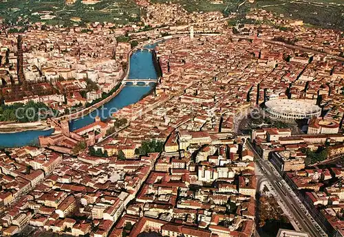 AK / Ansichtskarte Verona_Veneto Veduta aerea Verona Veneto