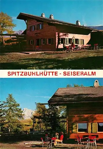 AK / Ansichtskarte Seiser_Alm Spitzbuhlhuette Seiser_Alm