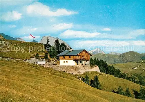 AK / Ansichtskarte Seiser_Alm AVS Huette Puflatsch Seiser_Alm
