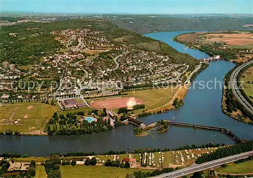 AK / Ansichtskarte Herdecke_Ruhr Herrentisch Fliegeraufnahme Herdecke Ruhr