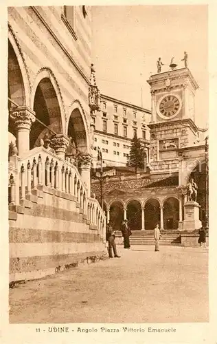 AK / Ansichtskarte Udine Angolo Piazza Vittorio Emanuele Udine