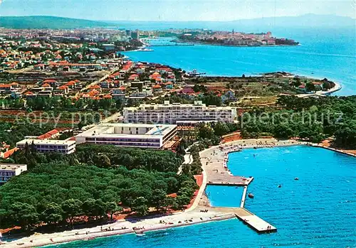 AK / Ansichtskarte Zadar_Zadra_Zara Hotel Borik Fliegeraufnahme Zadar_Zadra_Zara
