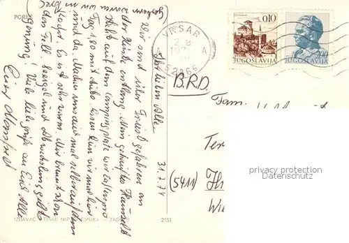 AK / Ansichtskarte Porec Fliegeraufnahme Porec