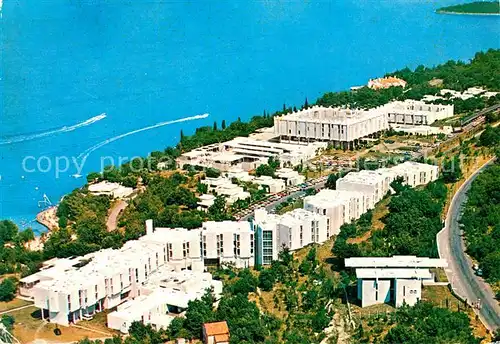 AK / Ansichtskarte Malinska_Krk Hotels an der Kueste Fliegeraufnahme Malinska Krk