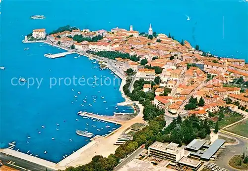 AK / Ansichtskarte Porec Altstadt Hafen Fliegeraufnahme Porec