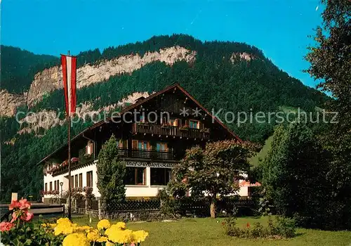 AK / Ansichtskarte Andelsbuch_Vorarlberg Pension Restaurant Ritter Andelsbuch Vorarlberg