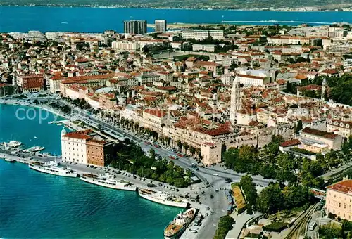 AK / Ansichtskarte Split_Spalato Fliegeraufnahme Split_Spalato