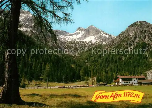 AK / Ansichtskarte Pertisau_Achensee Alpengasthof Gernalm Karwendelgebirge Pertisau Achensee