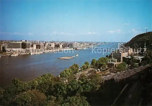 AK / Ansichtskarte Budapest Latkep Panorama Blick ueber die Donau Budapest