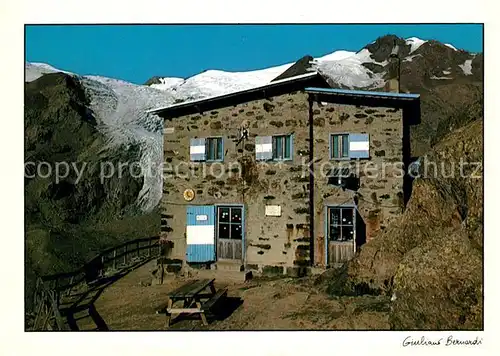 AK / Ansichtskarte Peio Rifugio Cevedale Guido Larcher Berghuette Ortler Alpen Peio