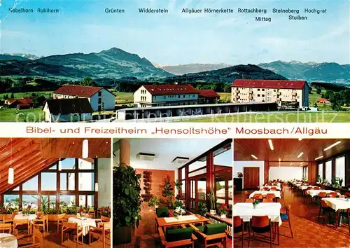 AK / Ansichtskarte Moosbach_Memmingen Bibel Freizeitheim Hensoltshoehe Moosbach Memmingen