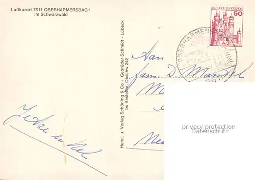 AK / Ansichtskarte Oberharmersbach Panorama Oberharmersbach